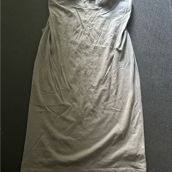 Aritzia Babaton Shoulder Pad Dress Beige 2XS - Picture 2 of 4